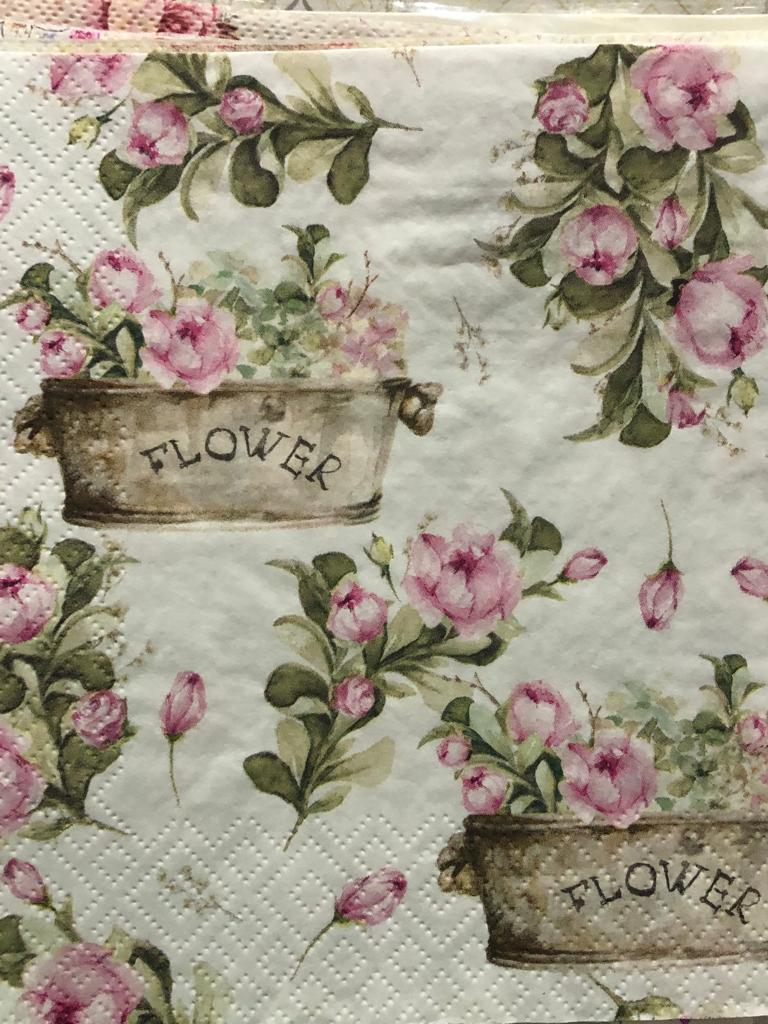 Servilleta Francesa (Técnica Decoupage)