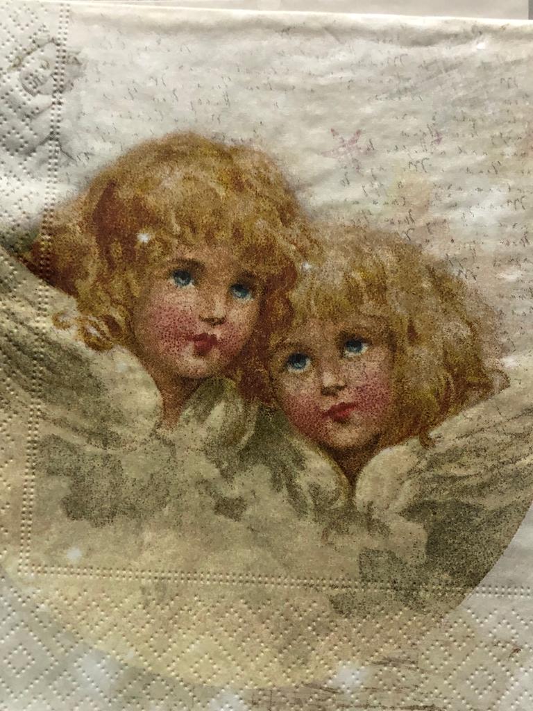 Servilleta Francesa (Técnica Decoupage)