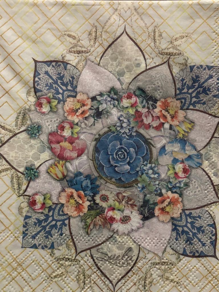 Servilleta Francesa (Técnica Decoupage)