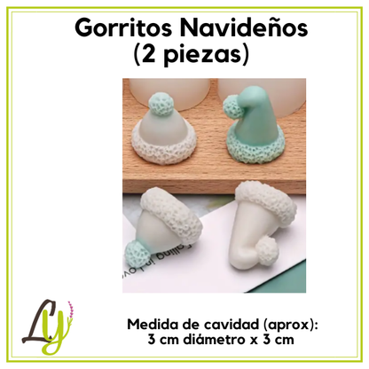 Moldes de Silicon Navideños