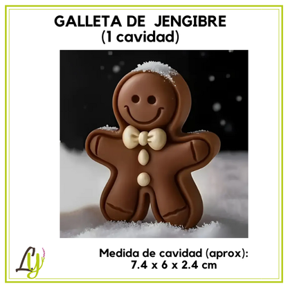 Moldes de Silicon Navideños