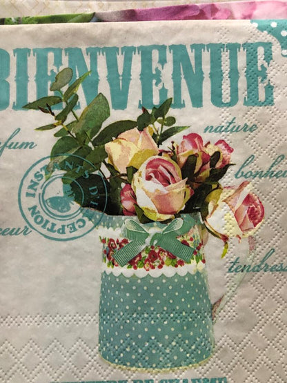 Servilleta Francesa (Técnica Decoupage)