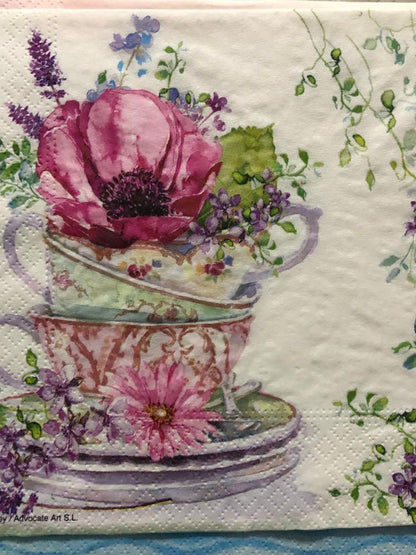 Servilleta Francesa (Técnica Decoupage)