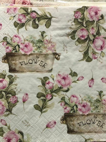 Servilleta Francesa (Técnica Decoupage)